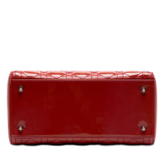 Dior Medium Patent Cannage Lady Dior