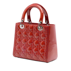 Dior Medium Patent Cannage Lady Dior