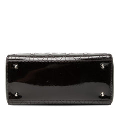 Dior Medium Patent Cannage Stitched Lady Dior