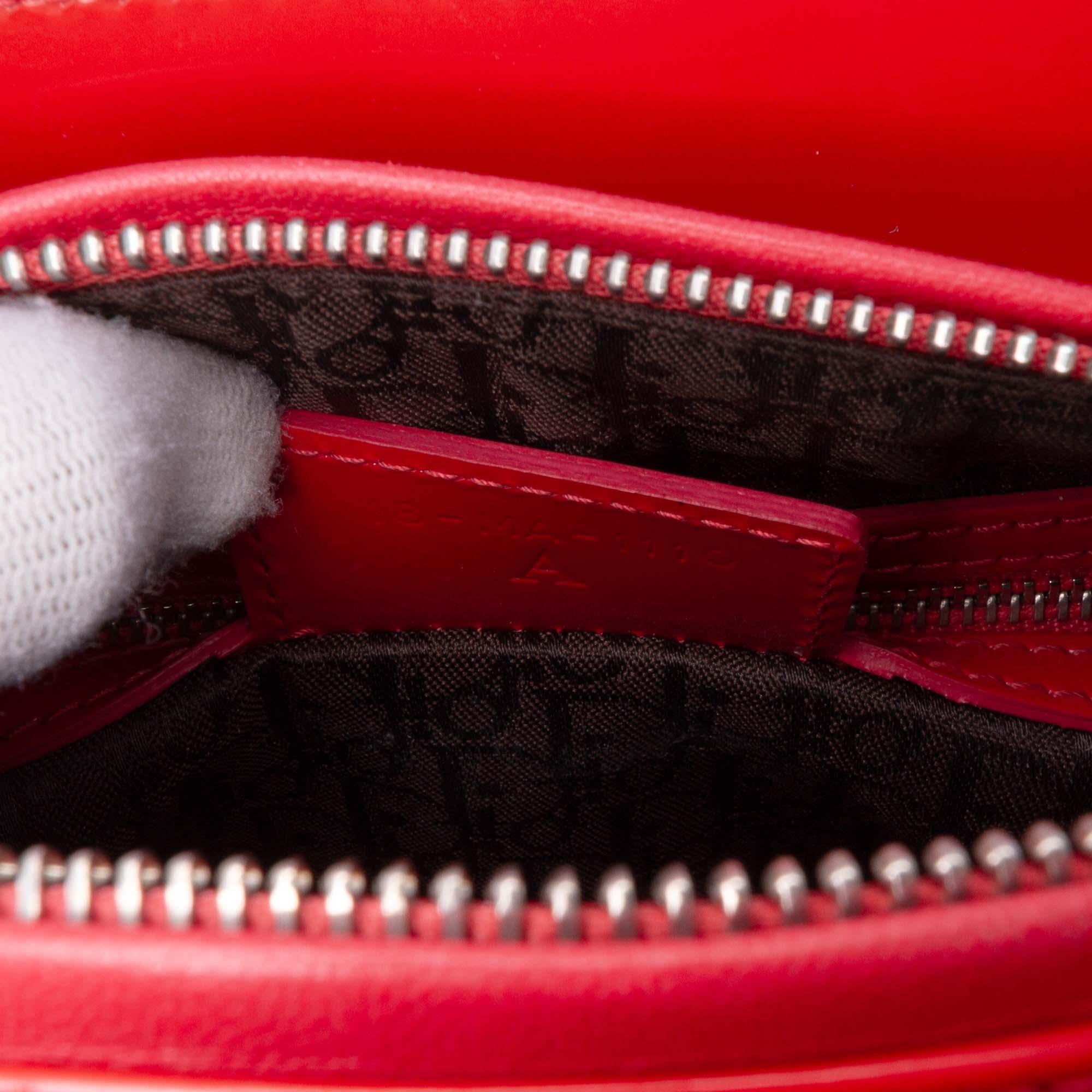 Dior Medium Patent Cannage Whipstitch Lady Dior