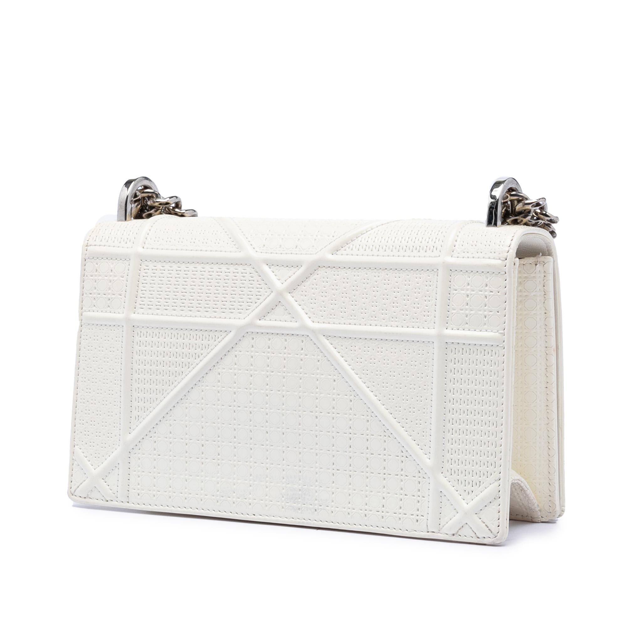 Dior Medium Patent Microcannage Diorama Flap