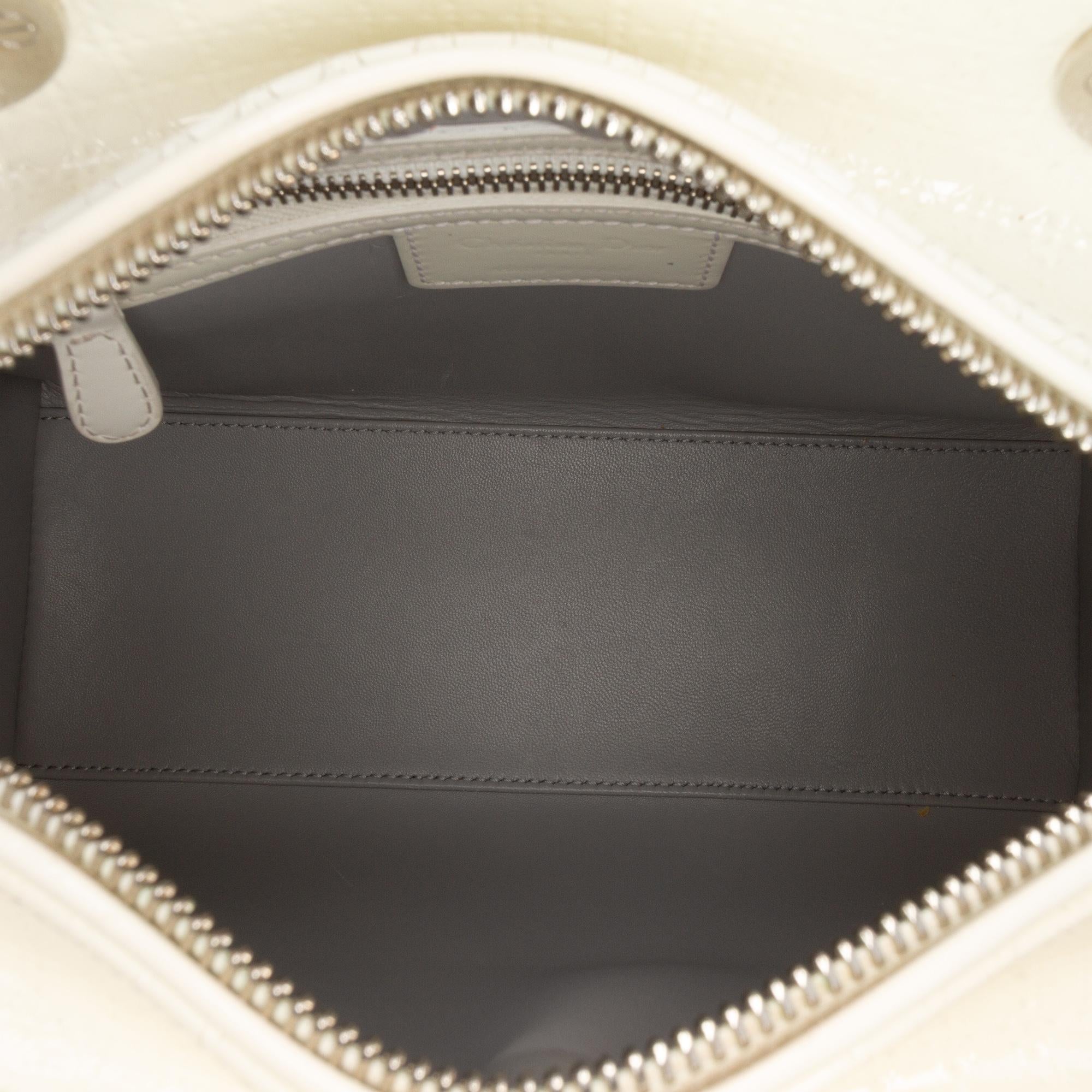 Dior Medium Patent Microcannage Lady Dior