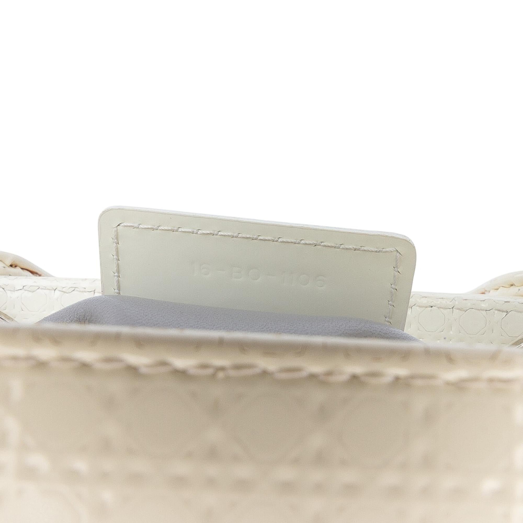 Dior Medium Patent Microcannage Lady Dior
