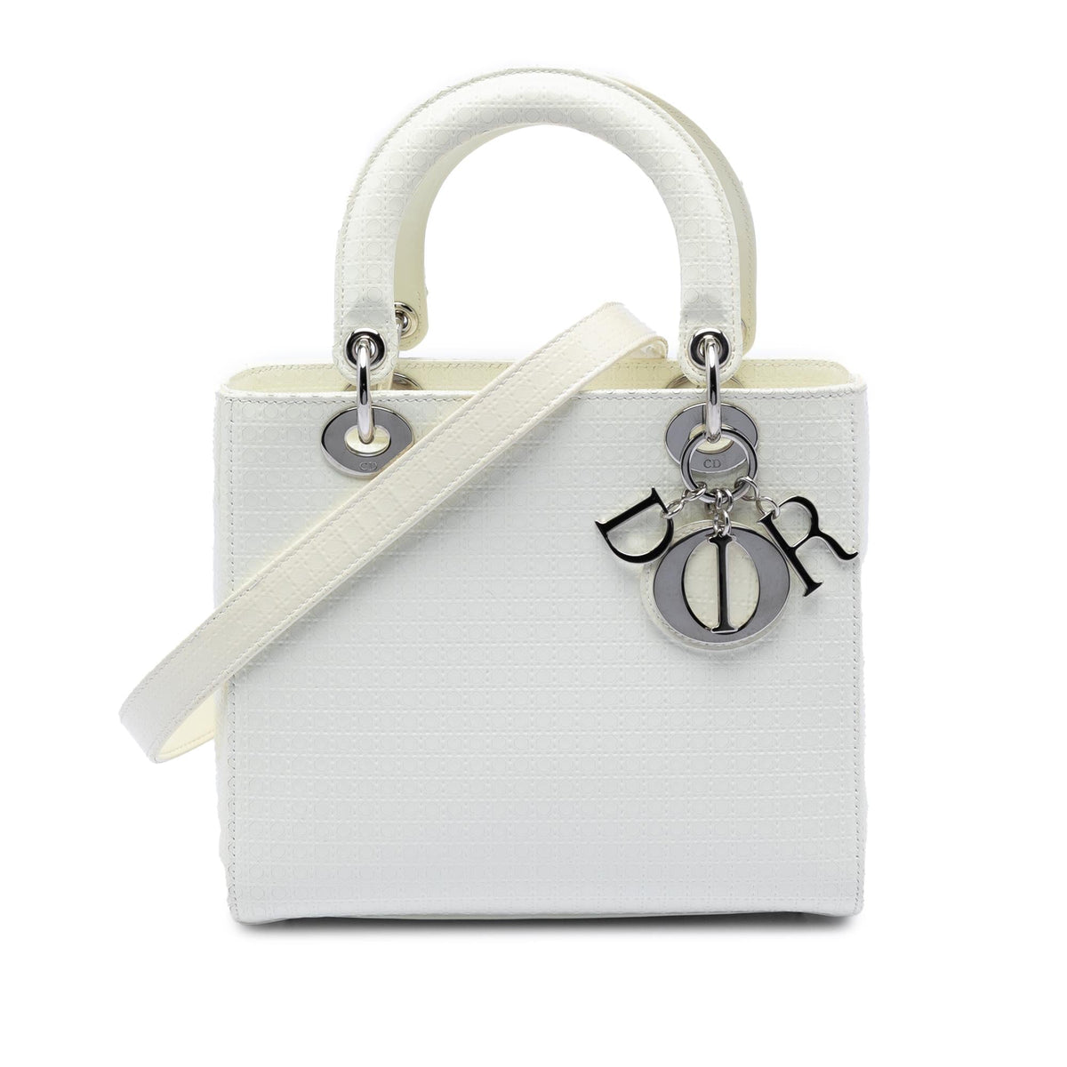 Dior Medium Patent Microcannage Lady Dior