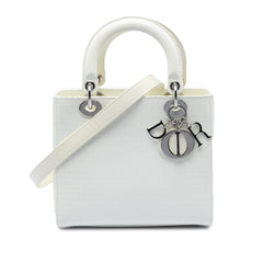 Dior Medium Patent Microcannage Lady Dior