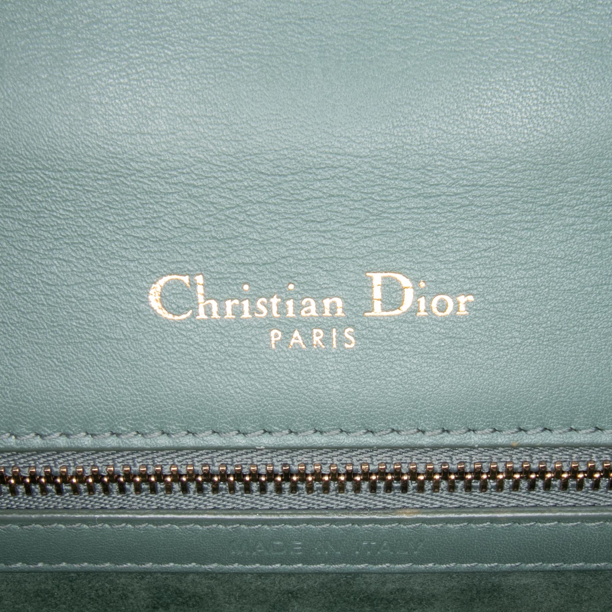 Dior Medium Studded Lambskin Diorama Flap