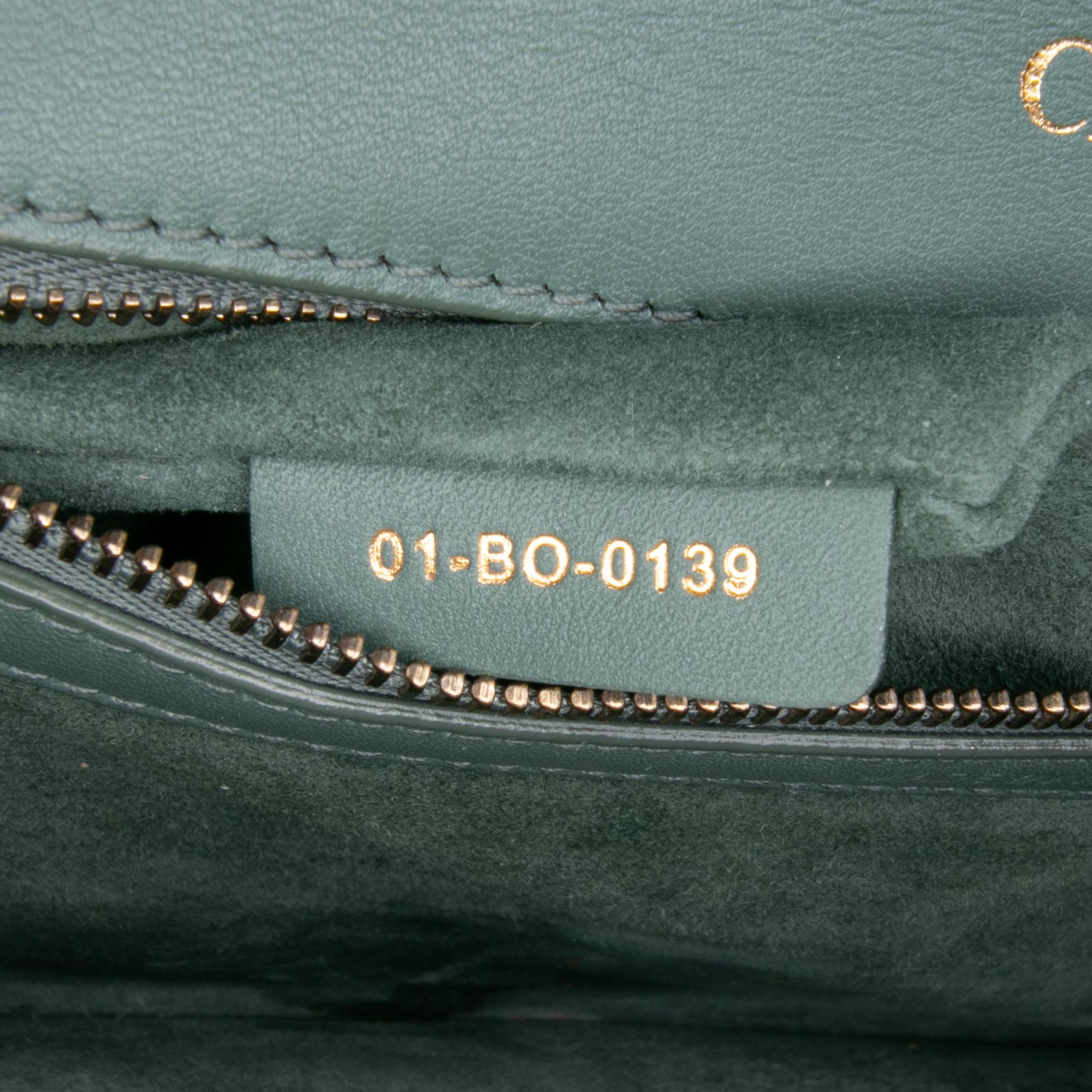 Dior Medium Studded Lambskin Diorama Flap