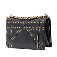 Dior Medium Studded Lambskin Diorama Flap