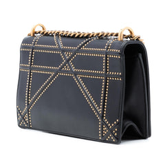 Dior Medium Studded Lambskin Diorama Flap