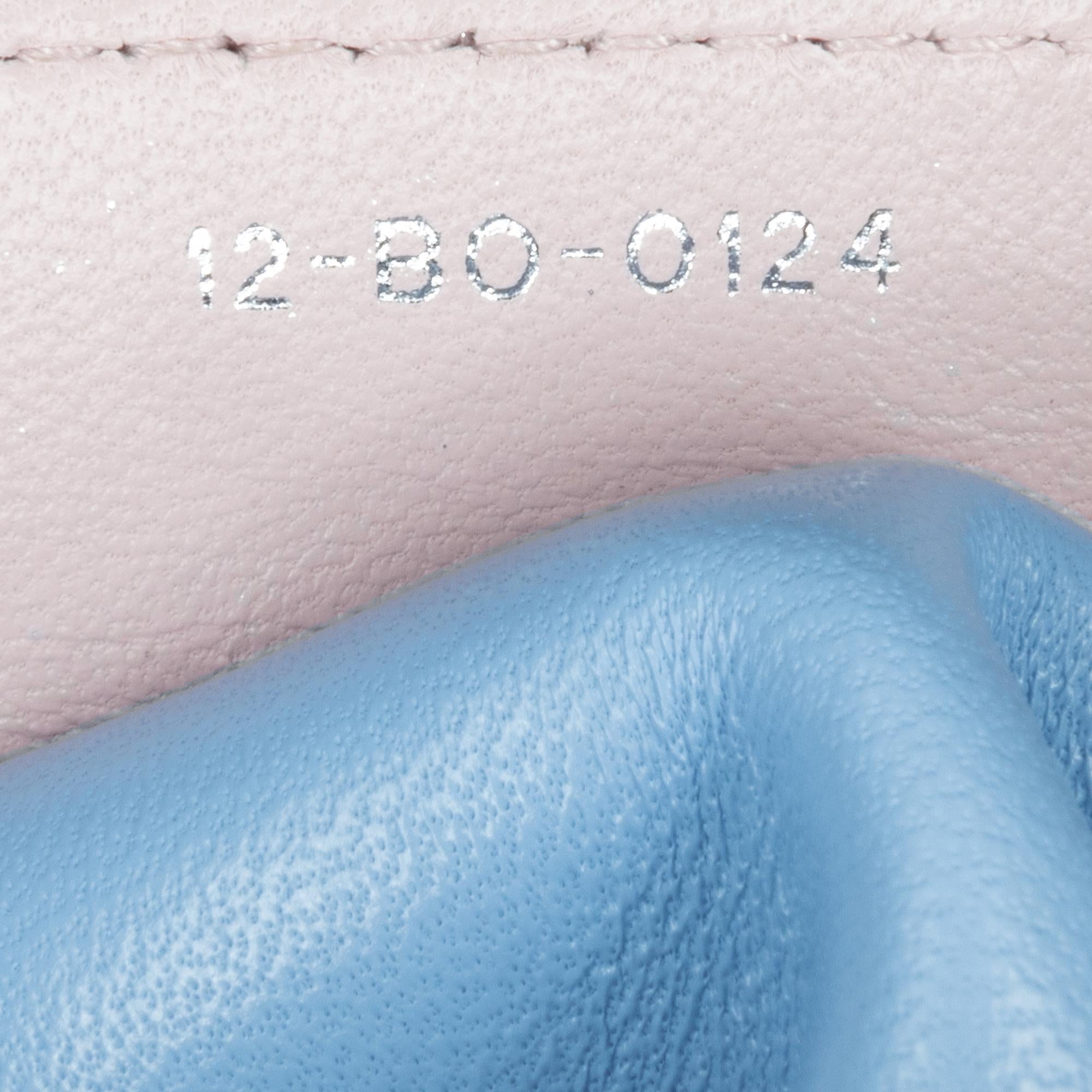 Dior Medium Tricolor Lambskin Cannage Lady Dior