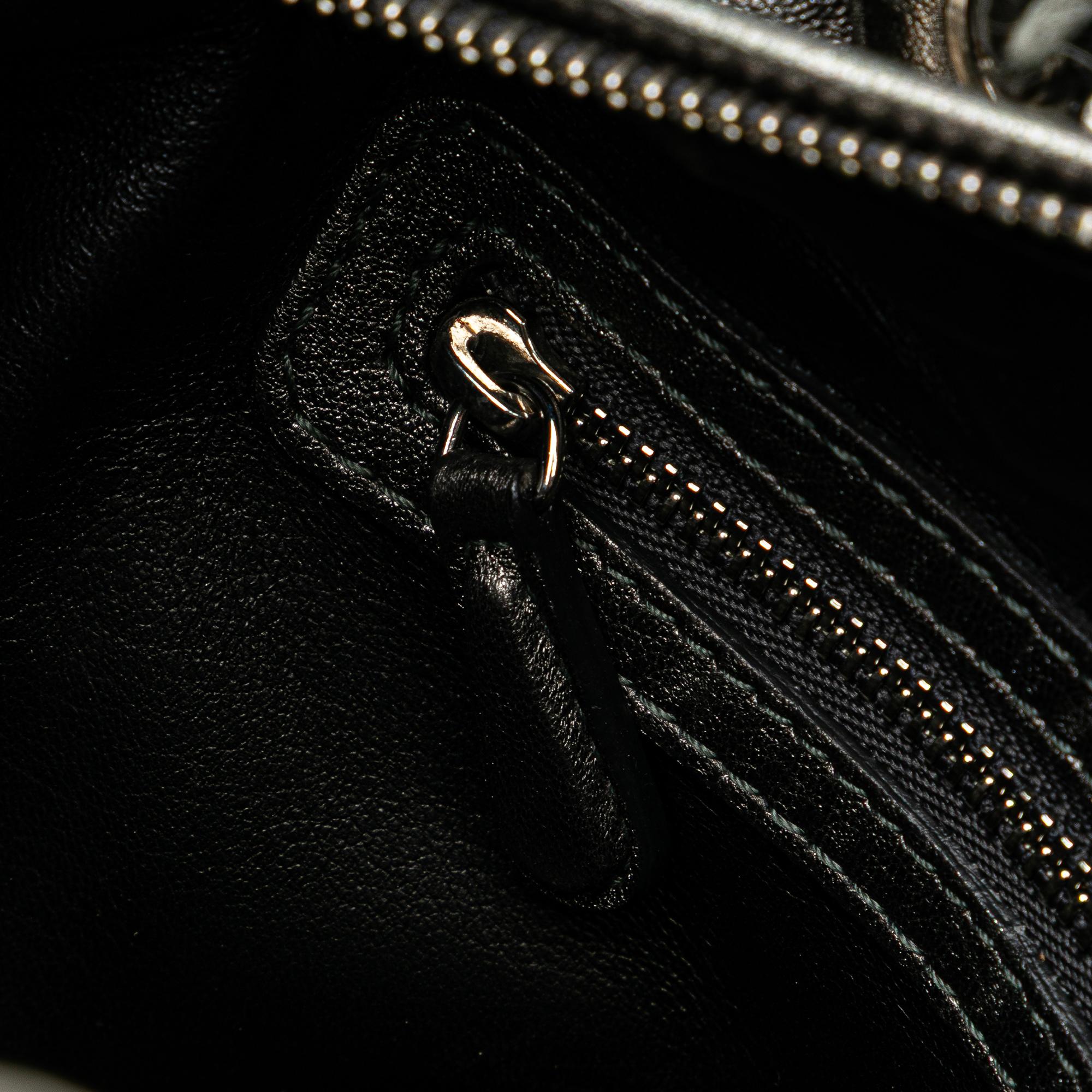 Dior Medium Tweed Cannage Fringe Lady Dior