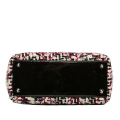 Dior Medium Tweed Cannage Fringe Lady Dior