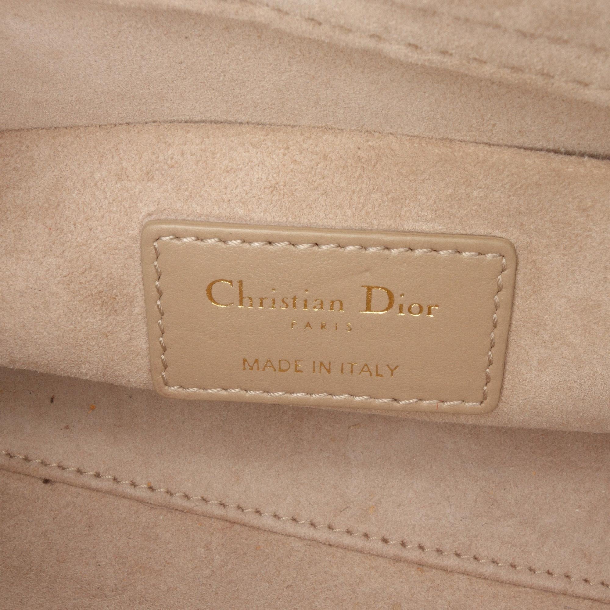 Dior Medium Tweed Cannage Lady D Joy