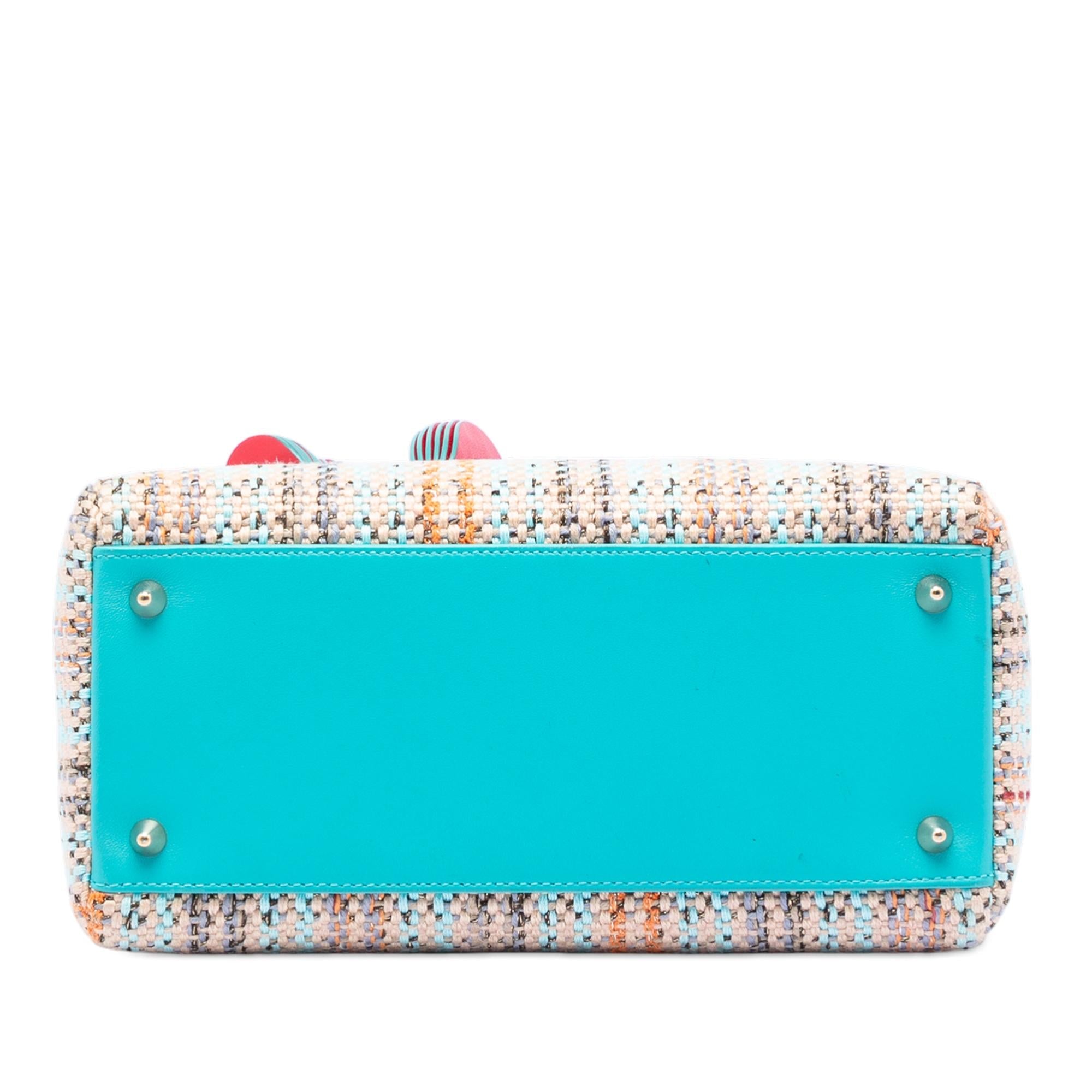 Dior Medium Tweed Heart Deco Lady Dior