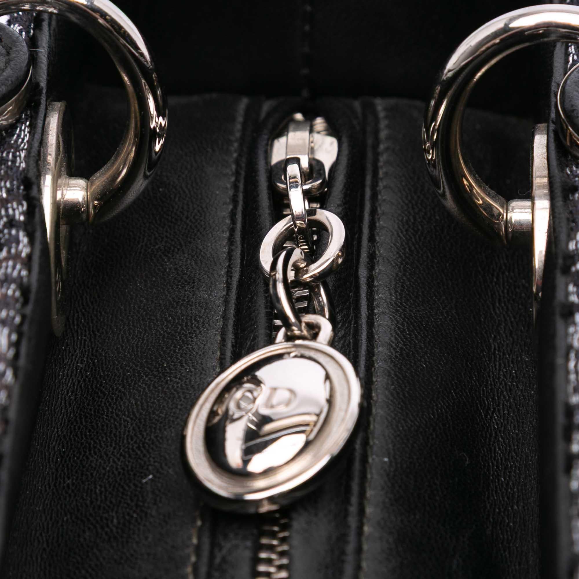 Dior Medium Velvet and Canvas Lady Dior