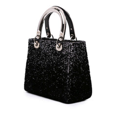 Dior Medium Velvet and Canvas Lady Dior