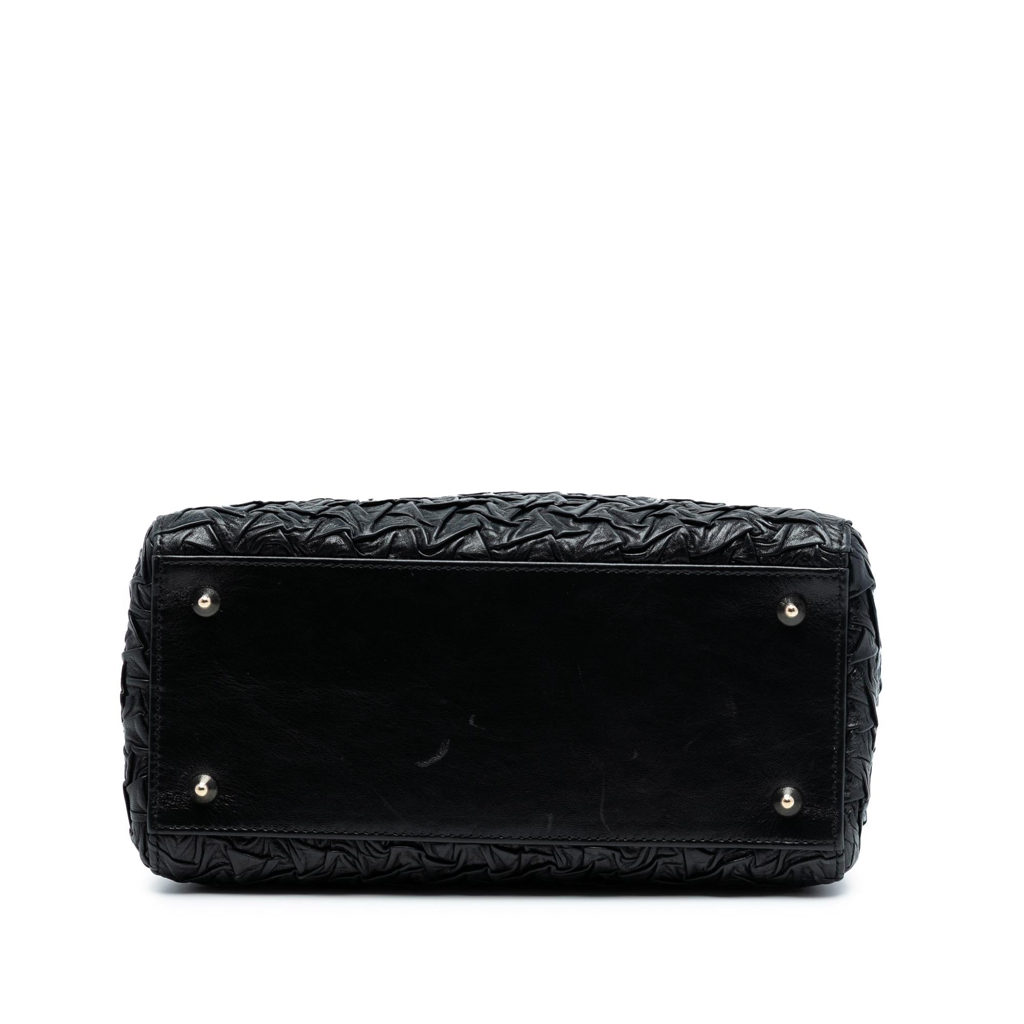 Dior Medium Wavy Crinkled Lambskin Lady Dior