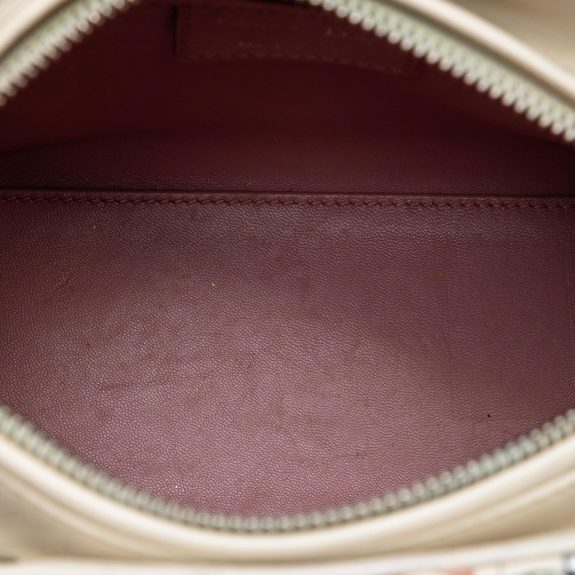 Dior Medium Woven Lambskin and Tweed Lady Dior