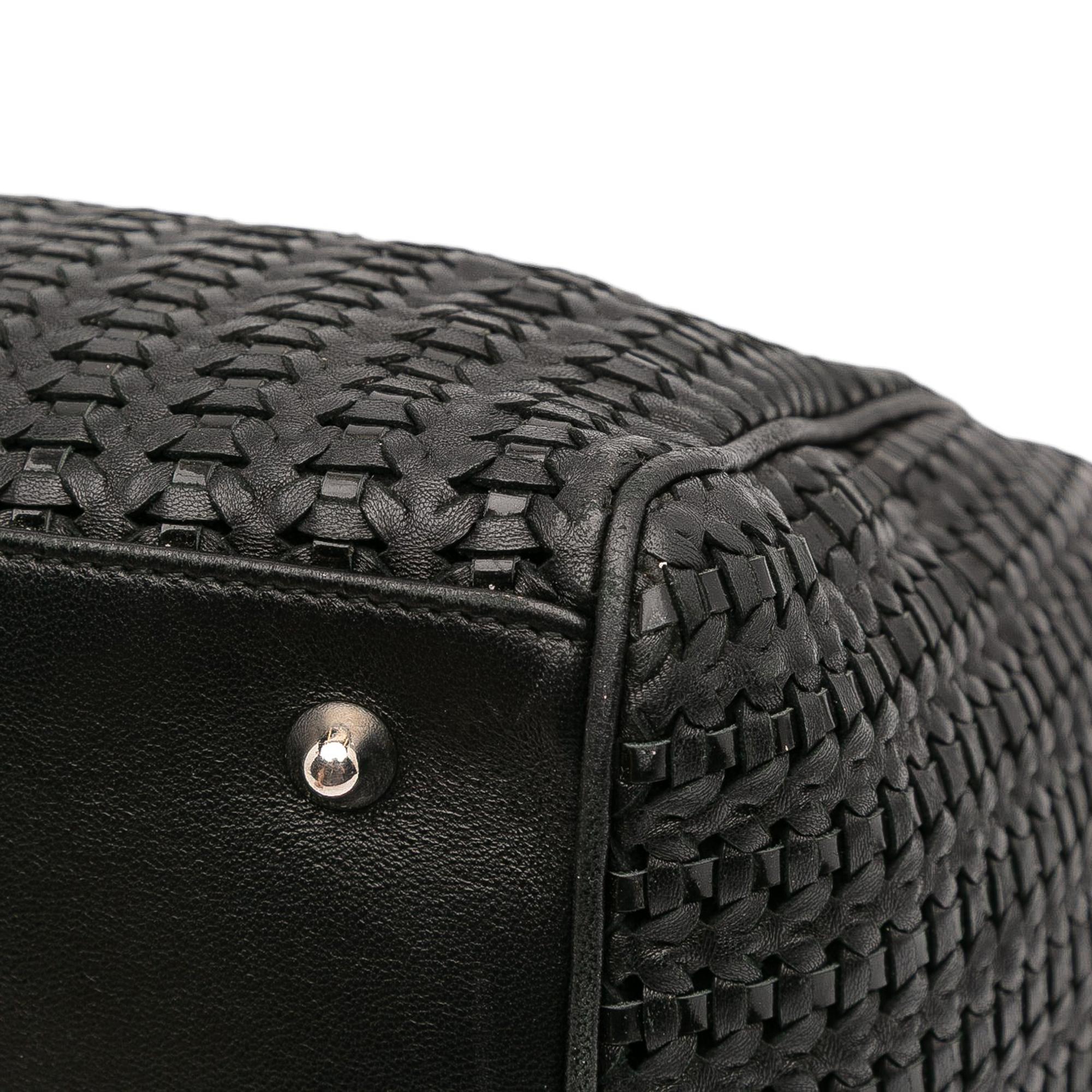 Dior Medium Woven Leather Soft Lady Dior