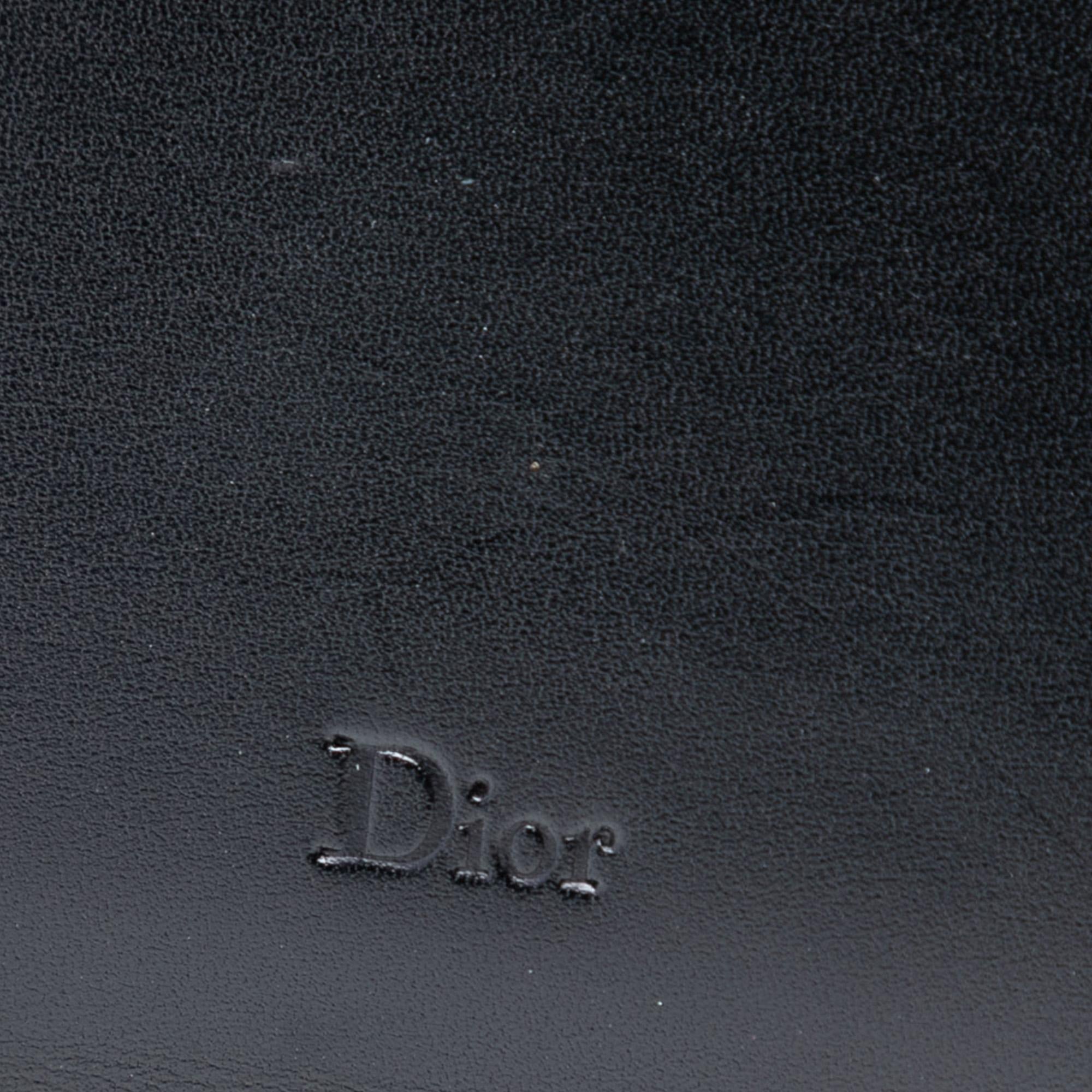 Dior Metal Trimmed Smooth Calfskin Clutch
