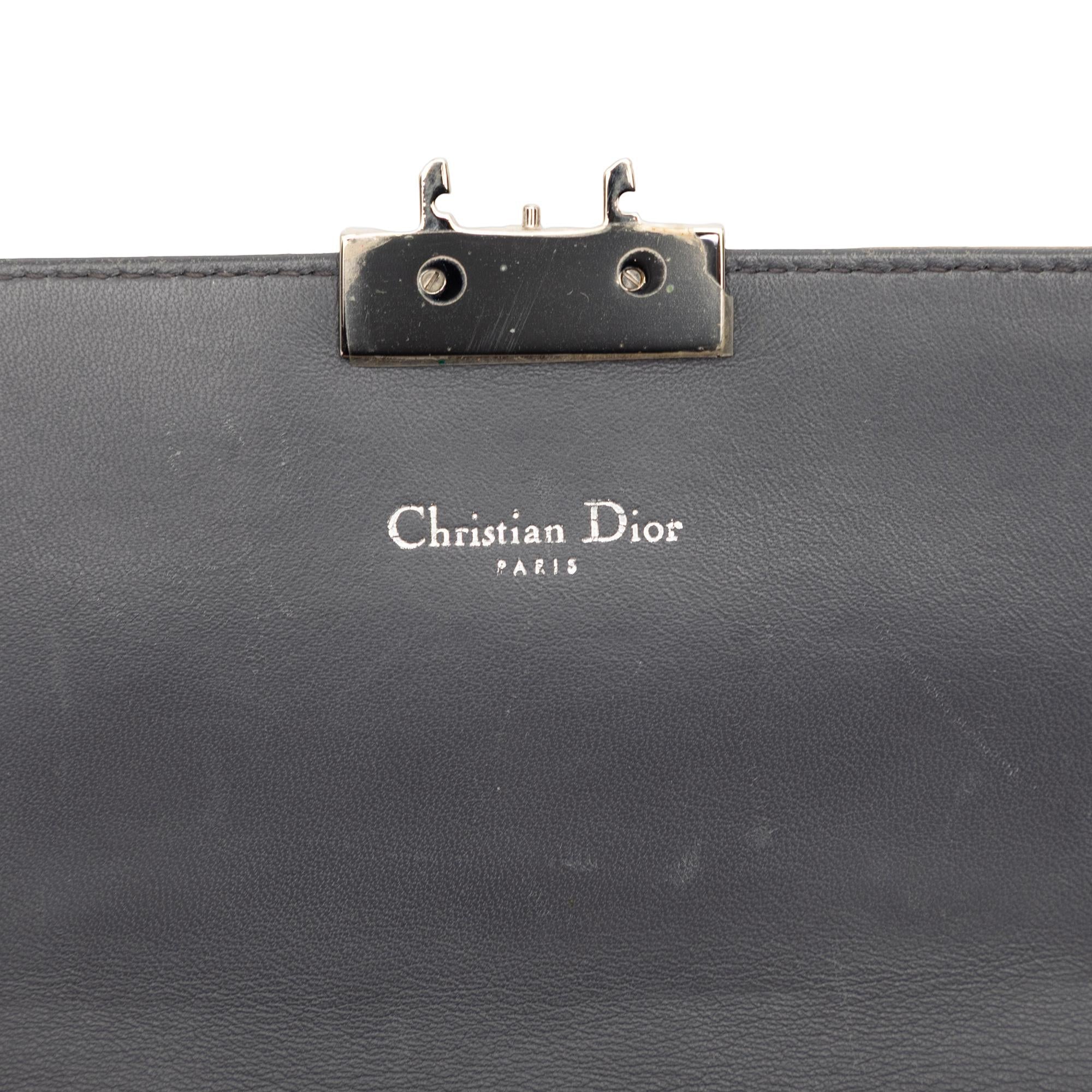 Dior Metallic Lambskin Cannage Miss Dior Promenade Crossbody