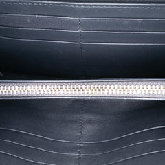 Dior Metallic Patent Microcannage Diorama Wallet on Chain