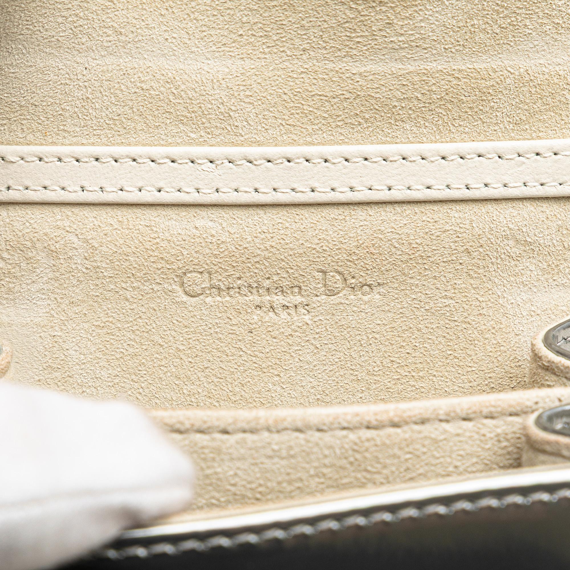 Dior Metallic Studded Calfskin Vertical Diorama