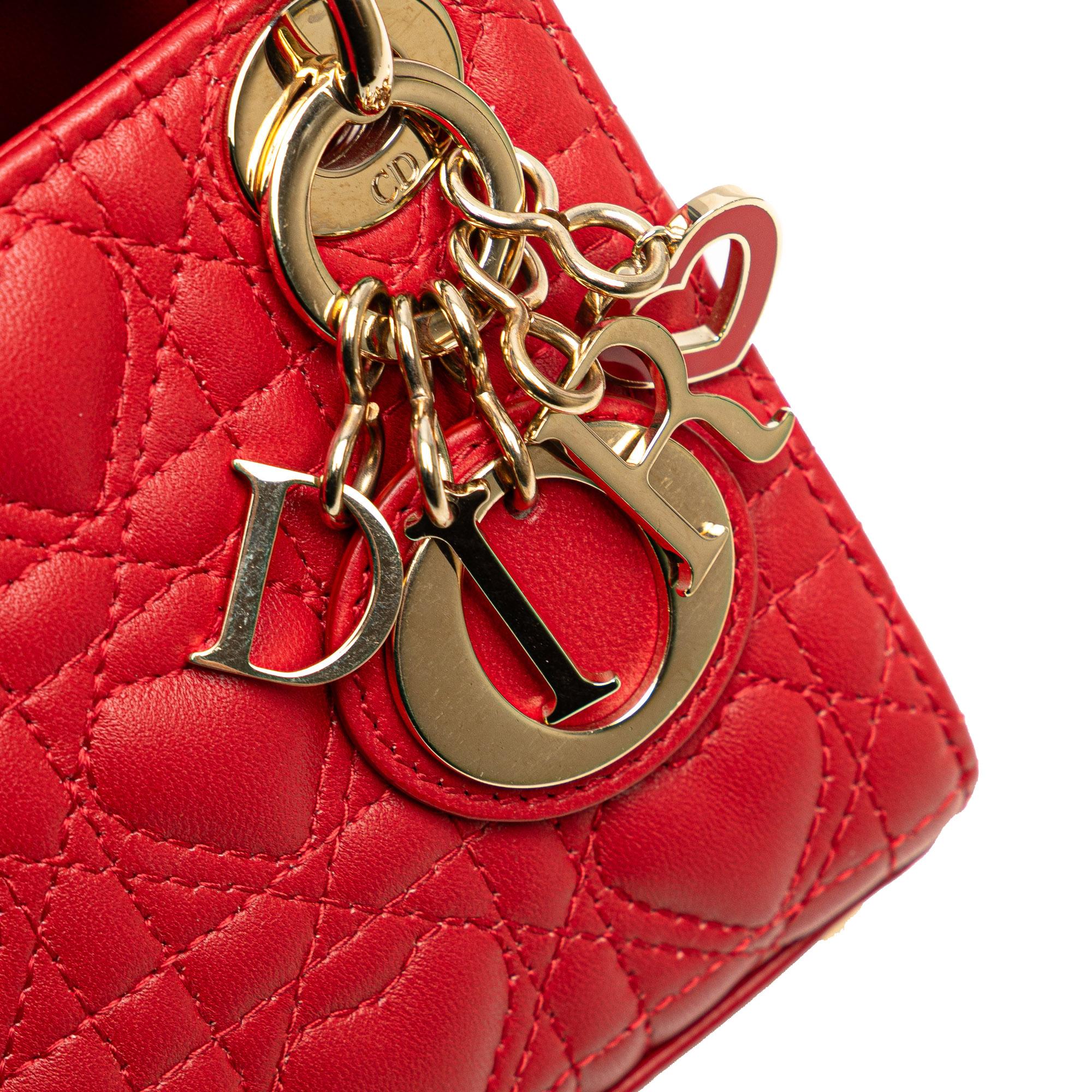 Dior Micro Calfskin Cannage Dioramour Lady Dior