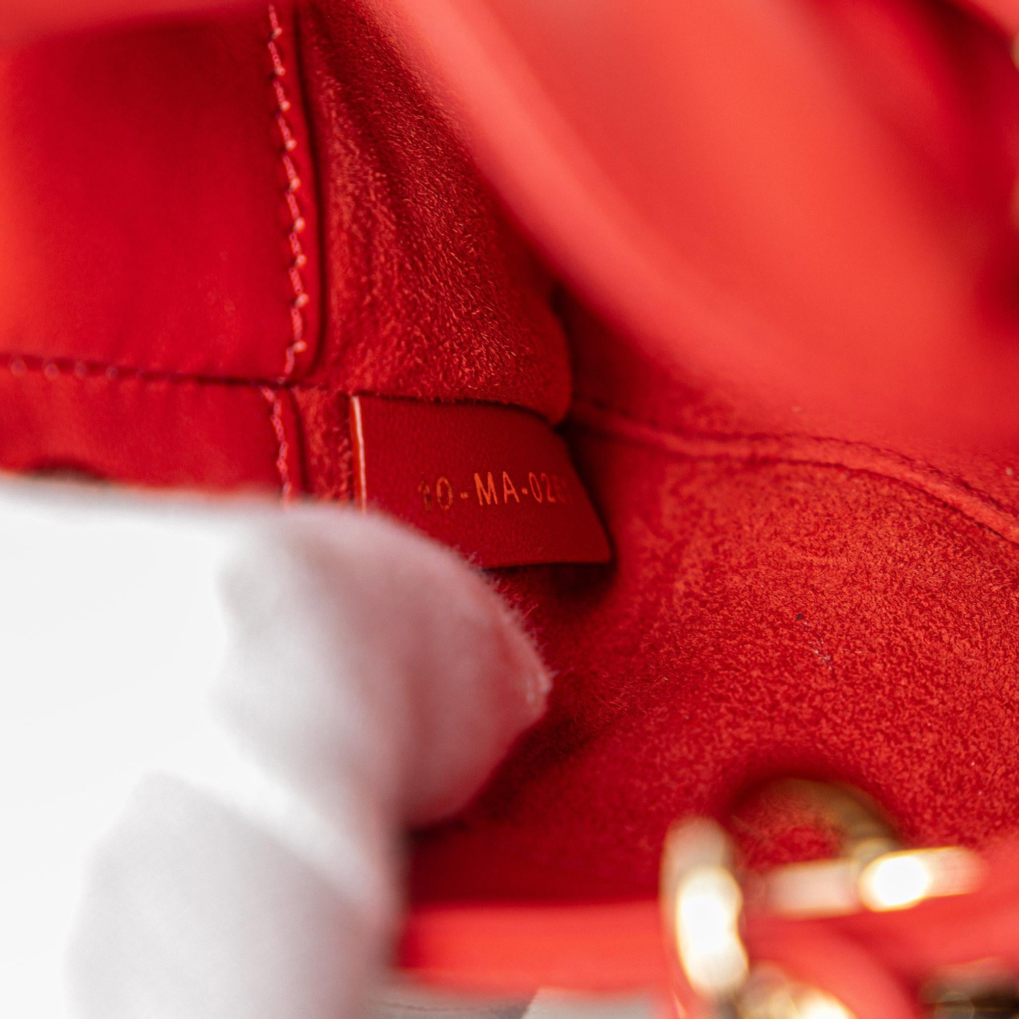 Dior Micro Calfskin Cannage Dioramour Lady Dior