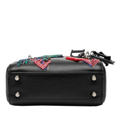 Dior Micro Calfskin Patch Embellished Lady Dior