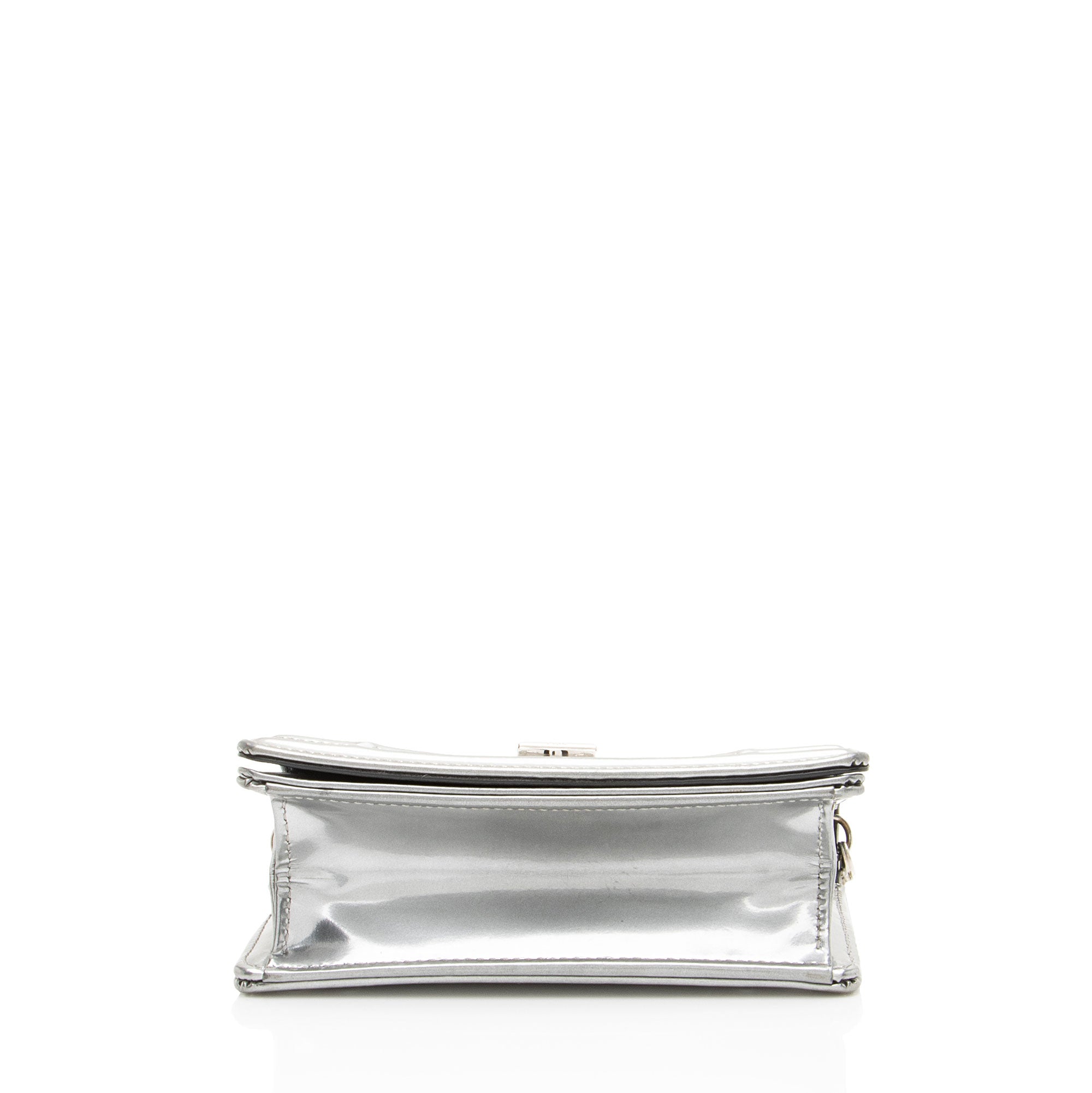 Dior Micro Cannage Metallic Calfskin Diorama Baby Shoulder Bag