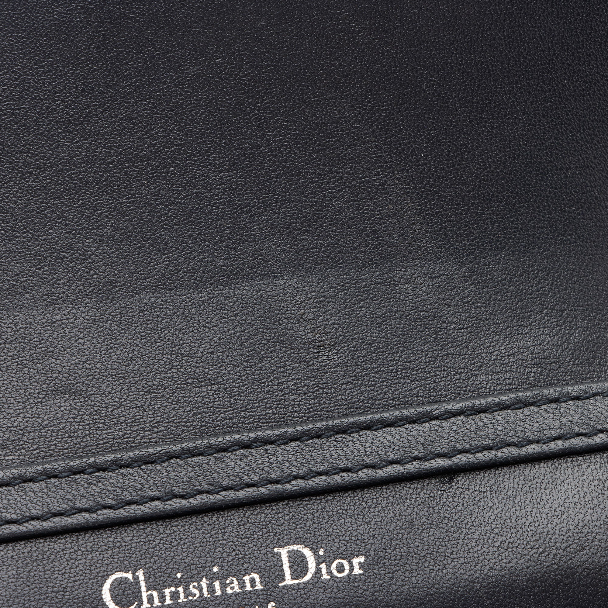 Dior Micro Cannage Metallic Calfskin Diorama Baby Shoulder Bag