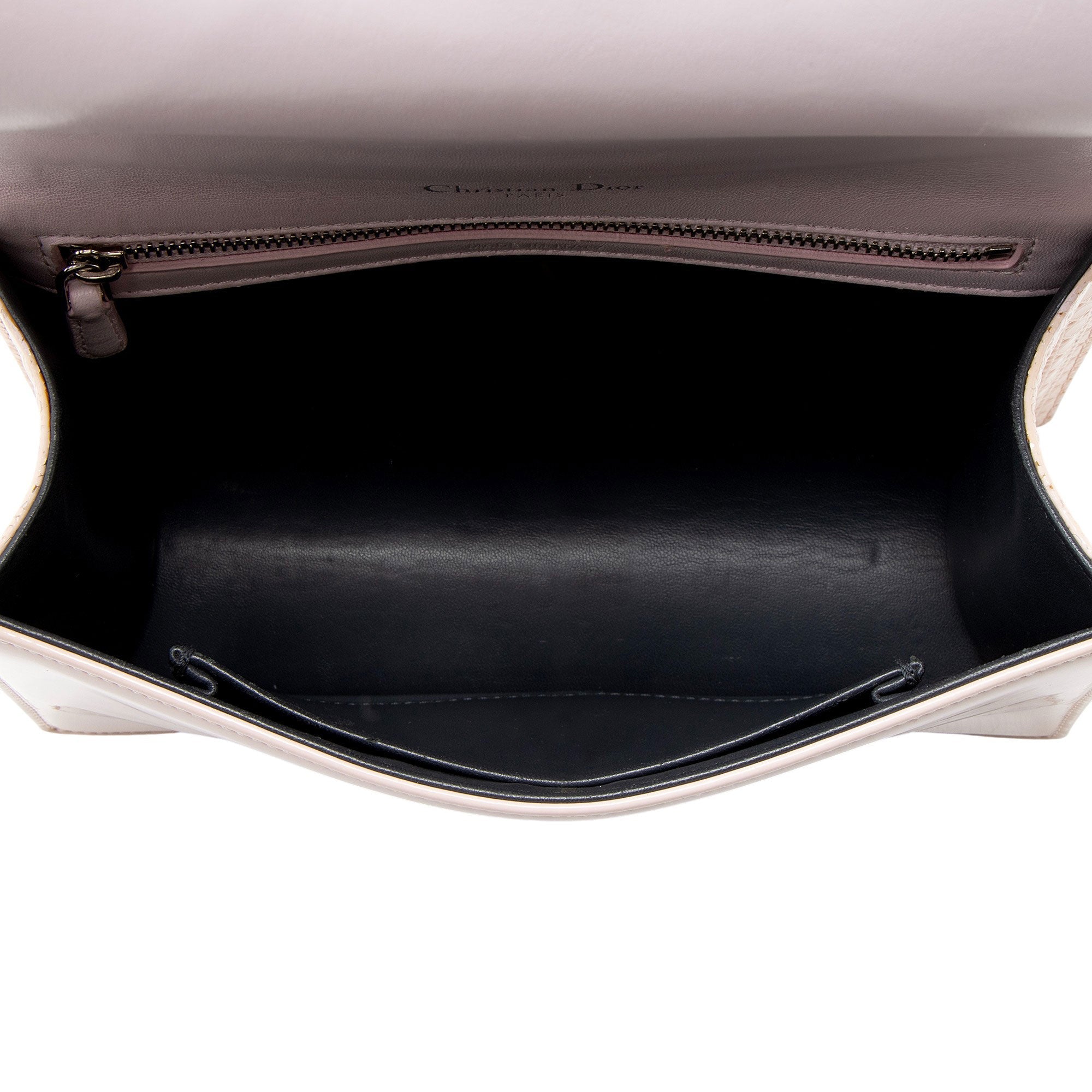 Dior Micro Cannage Patent Leather Diorama Small Shoulder Bag
