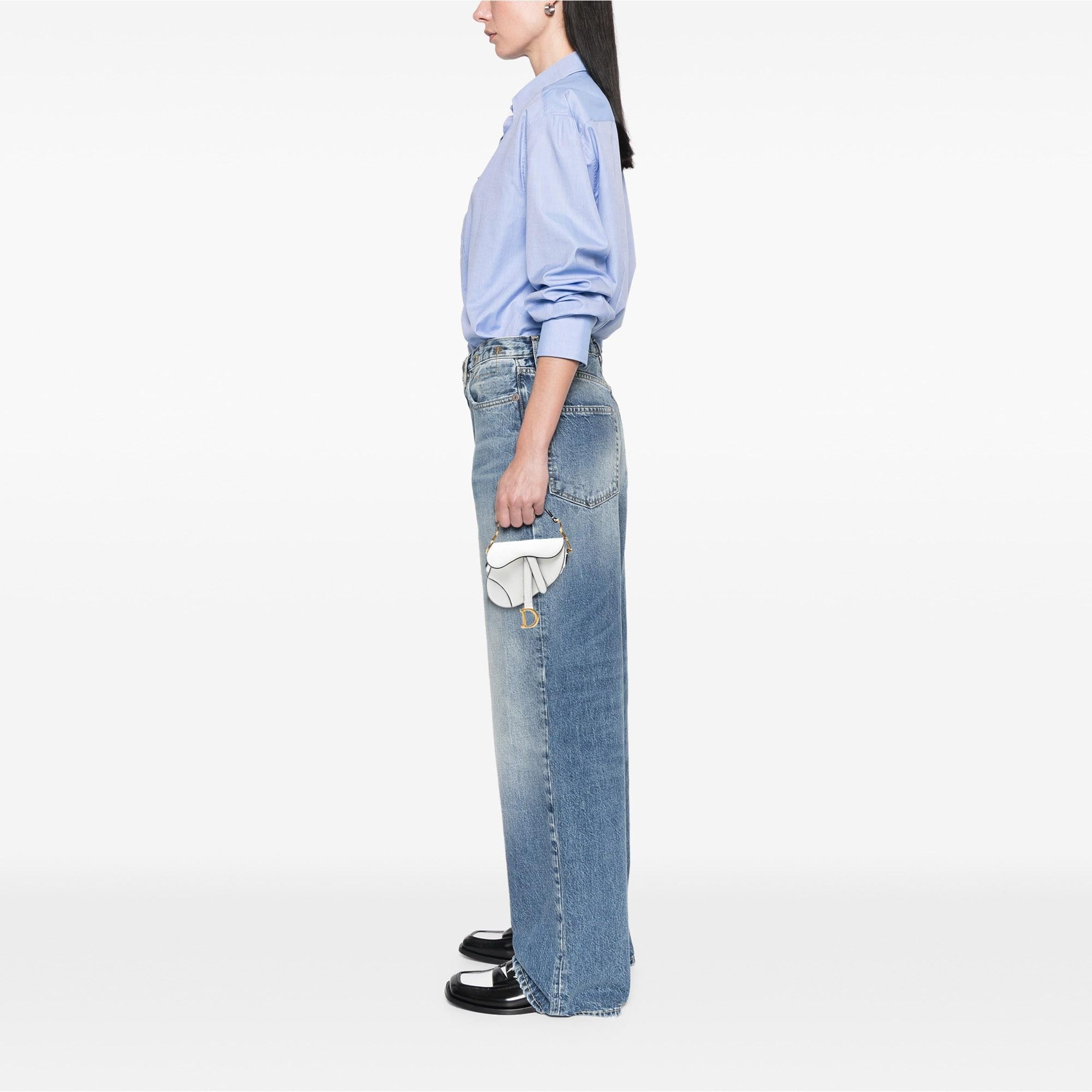 Dior Micro Goatskin Saddle Bag