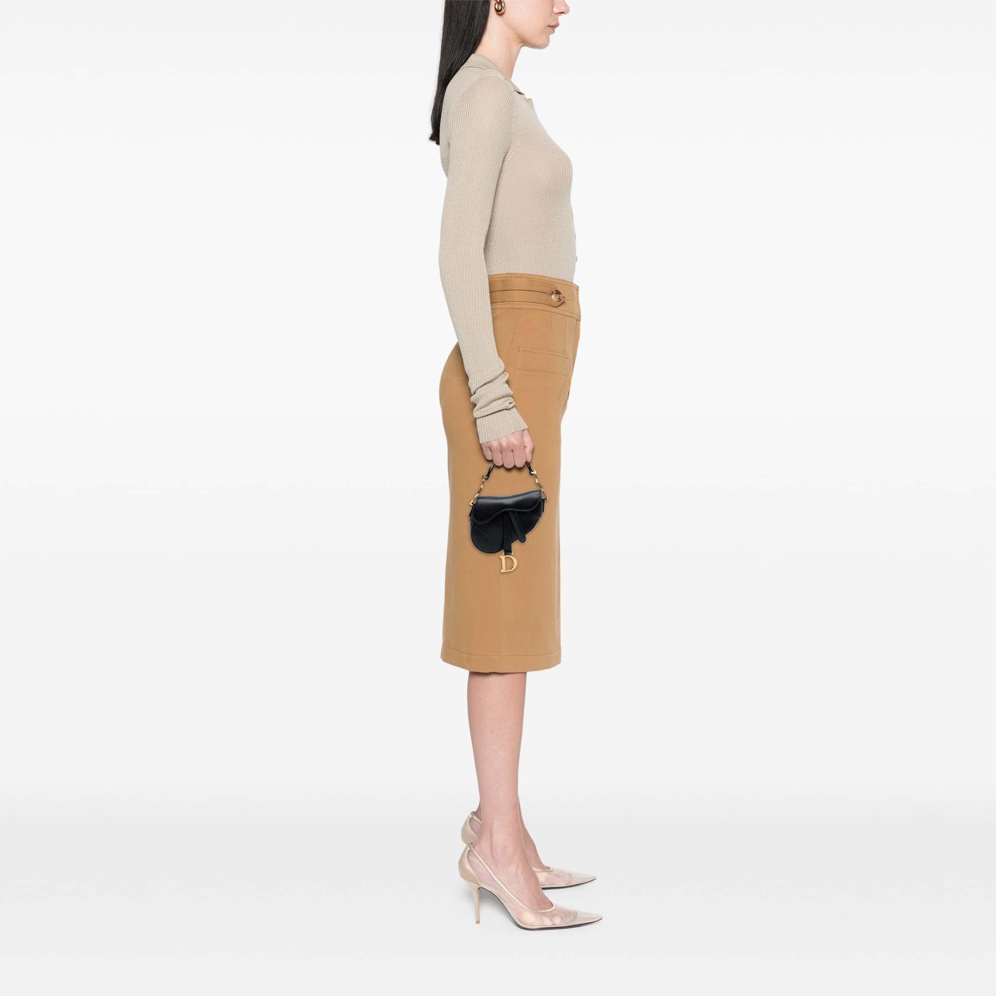 Dior Micro Goatskin Saddle