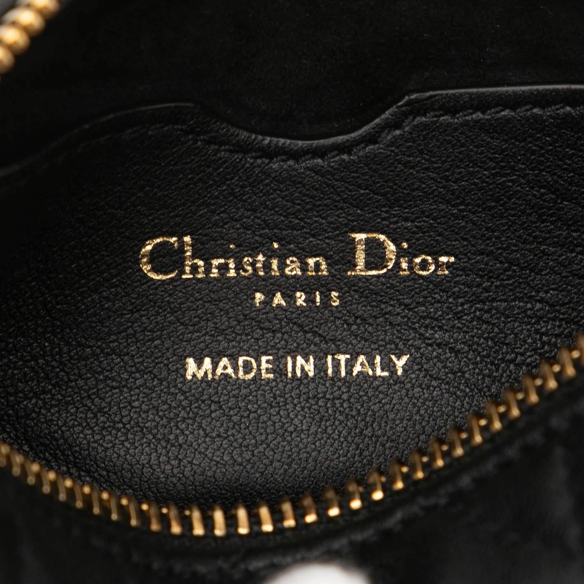 Dior Micro Lambskin Cannage Dior Vibe Satchel