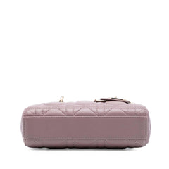 Dior Micro Lambskin Cannage Lady D Joy