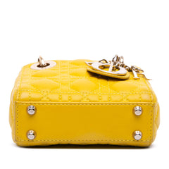 Dior Micro Lambskin Cannage Lady Dior