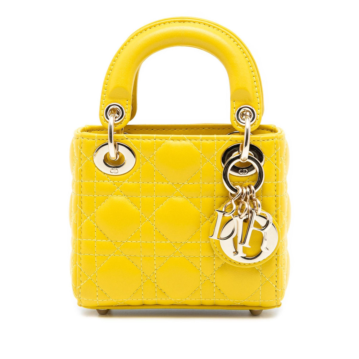 Dior Micro Lambskin Cannage Lady Dior