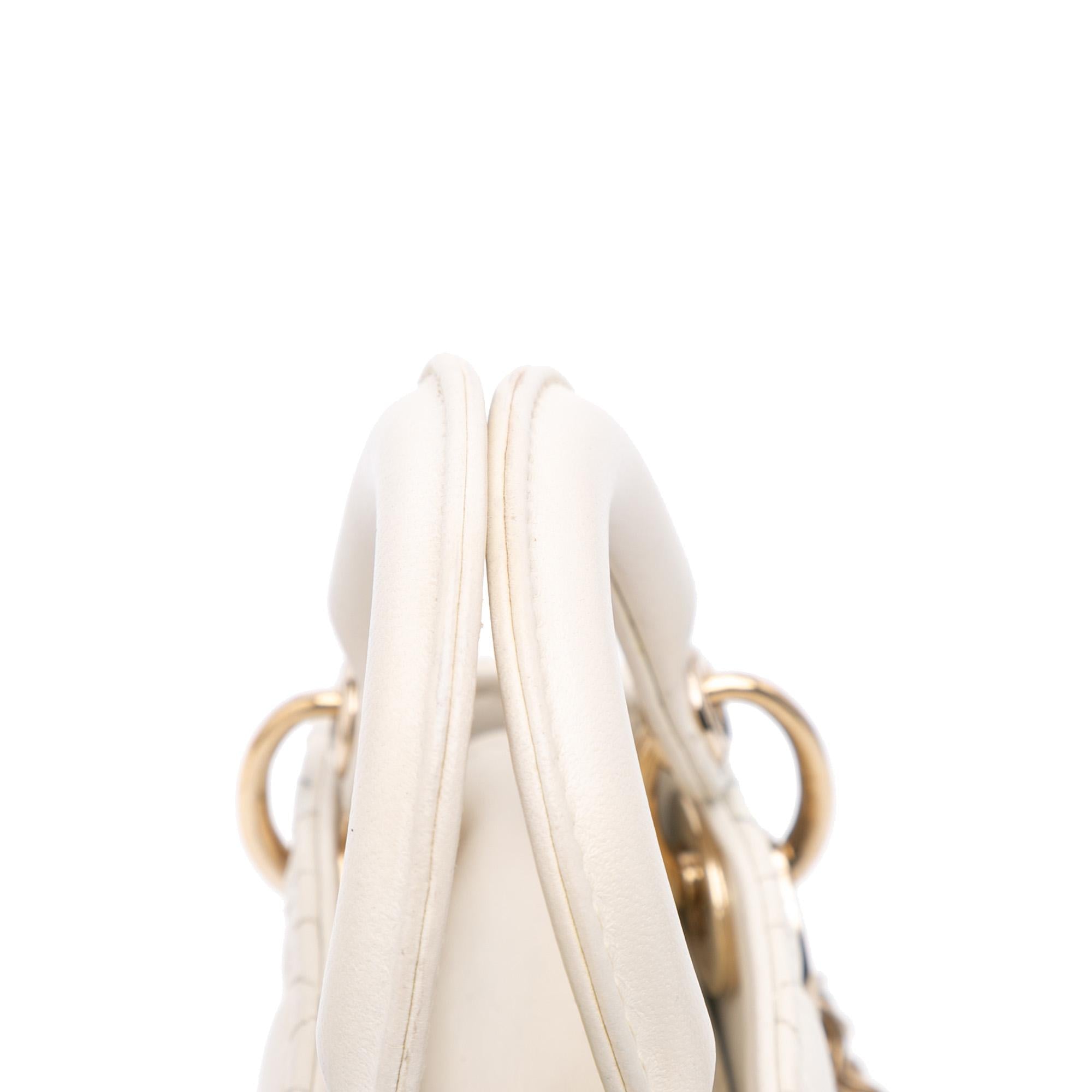 Dior Micro Lambskin Cannage Lady Dior