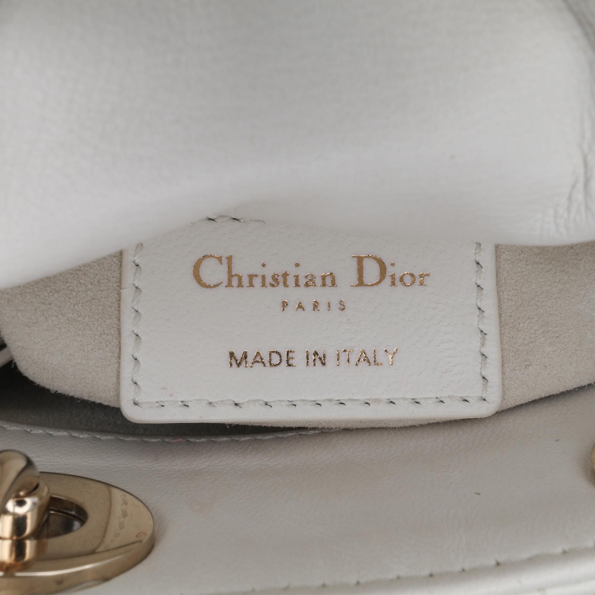 Dior Micro Lambskin Cannage Lady Dior