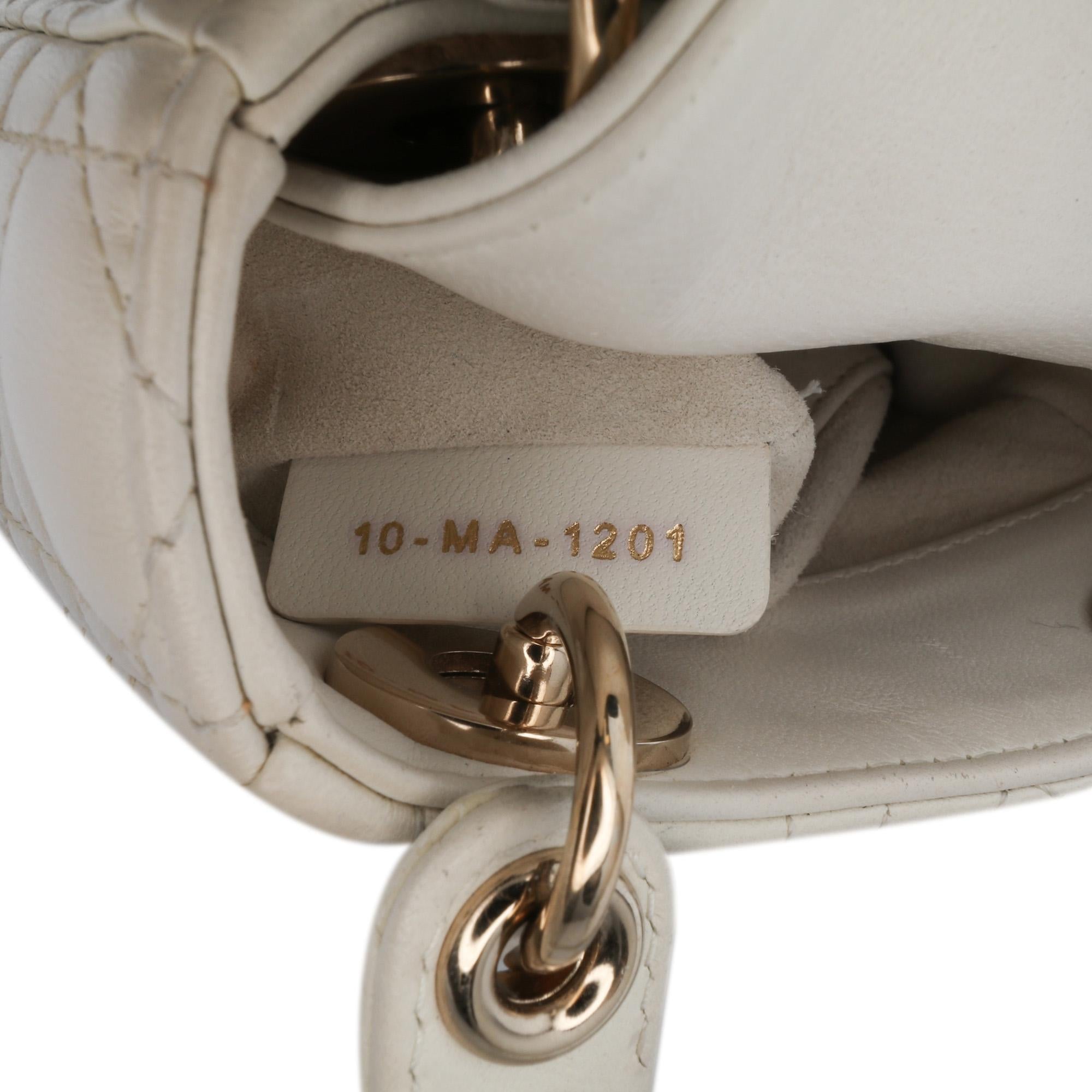Dior Micro Lambskin Cannage Lady Dior
