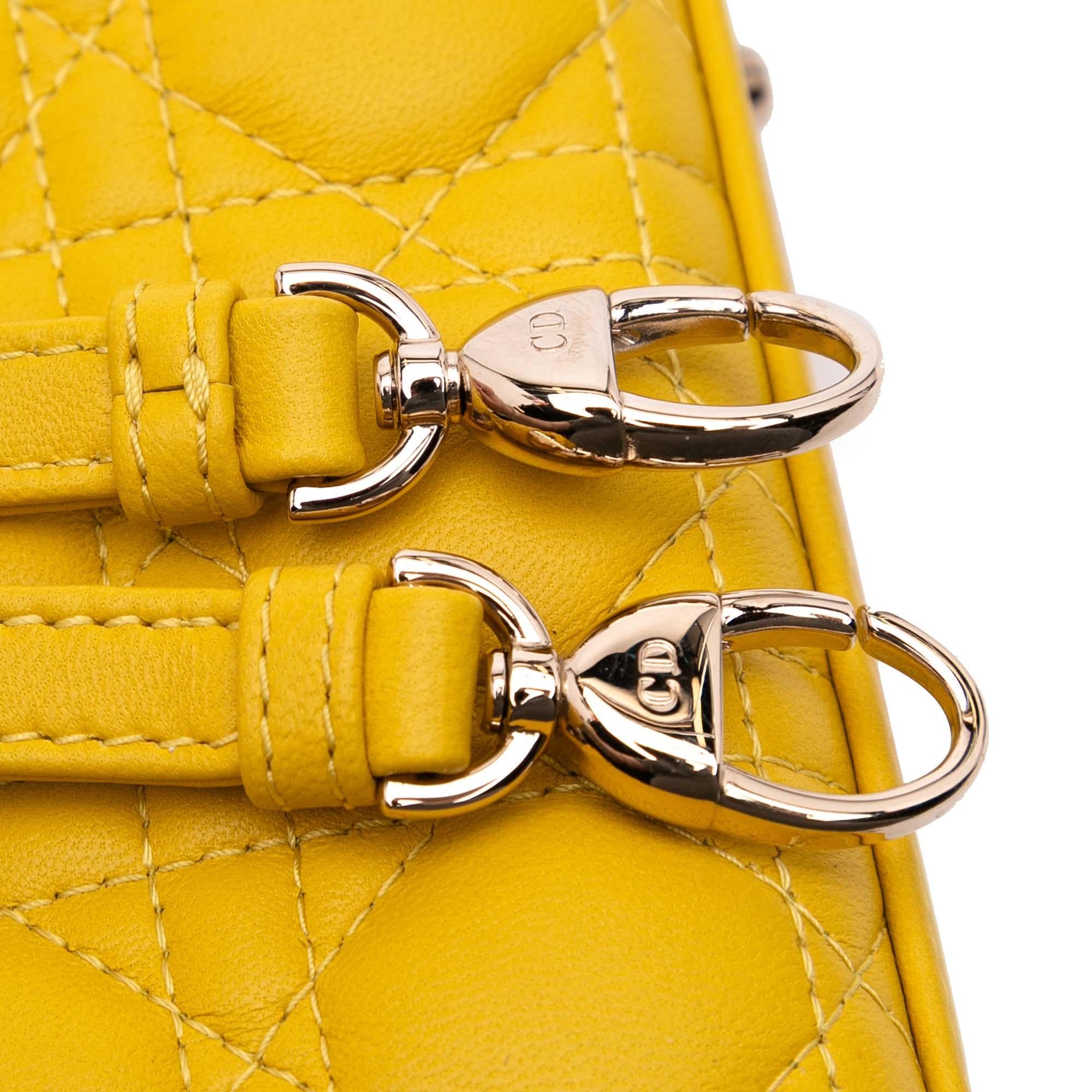 Dior Micro Lambskin Cannage Lady Dior