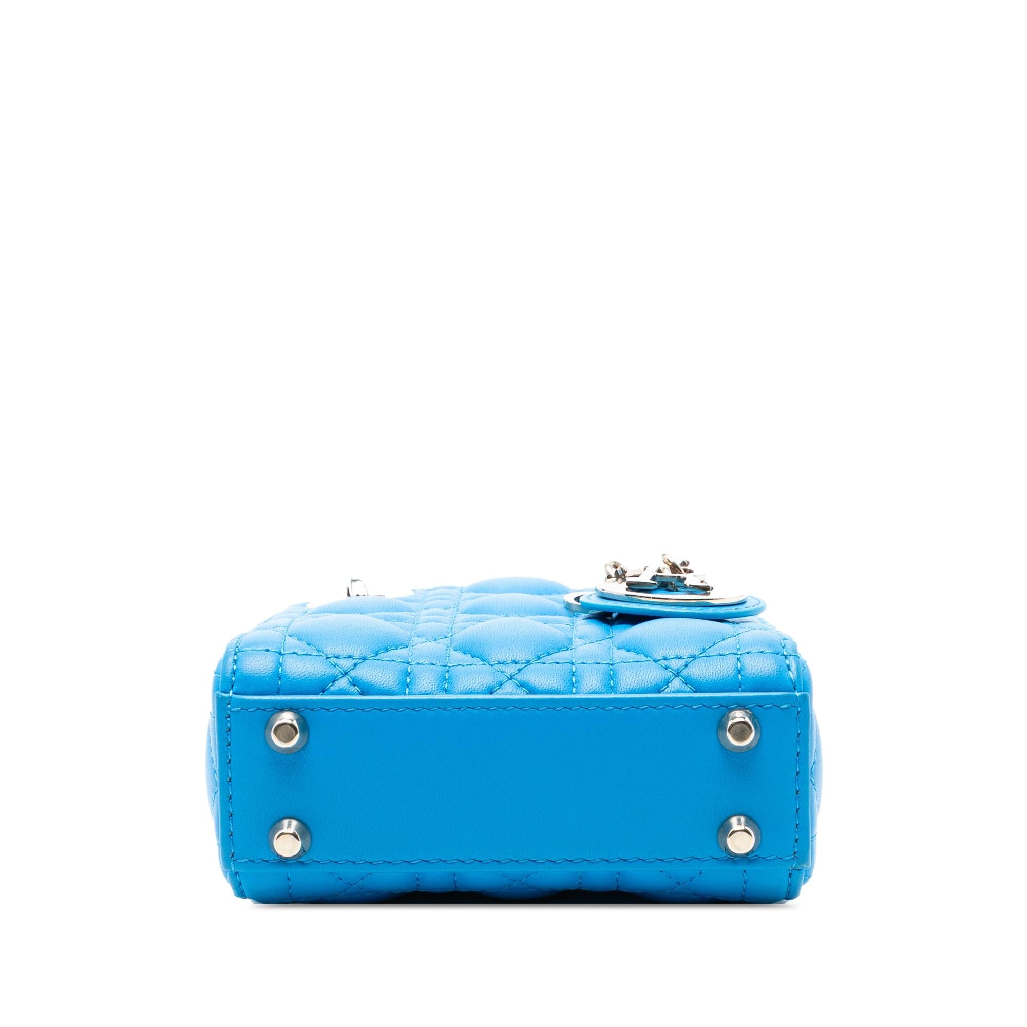 Dior Micro Lambskin Cannage Lady Dior