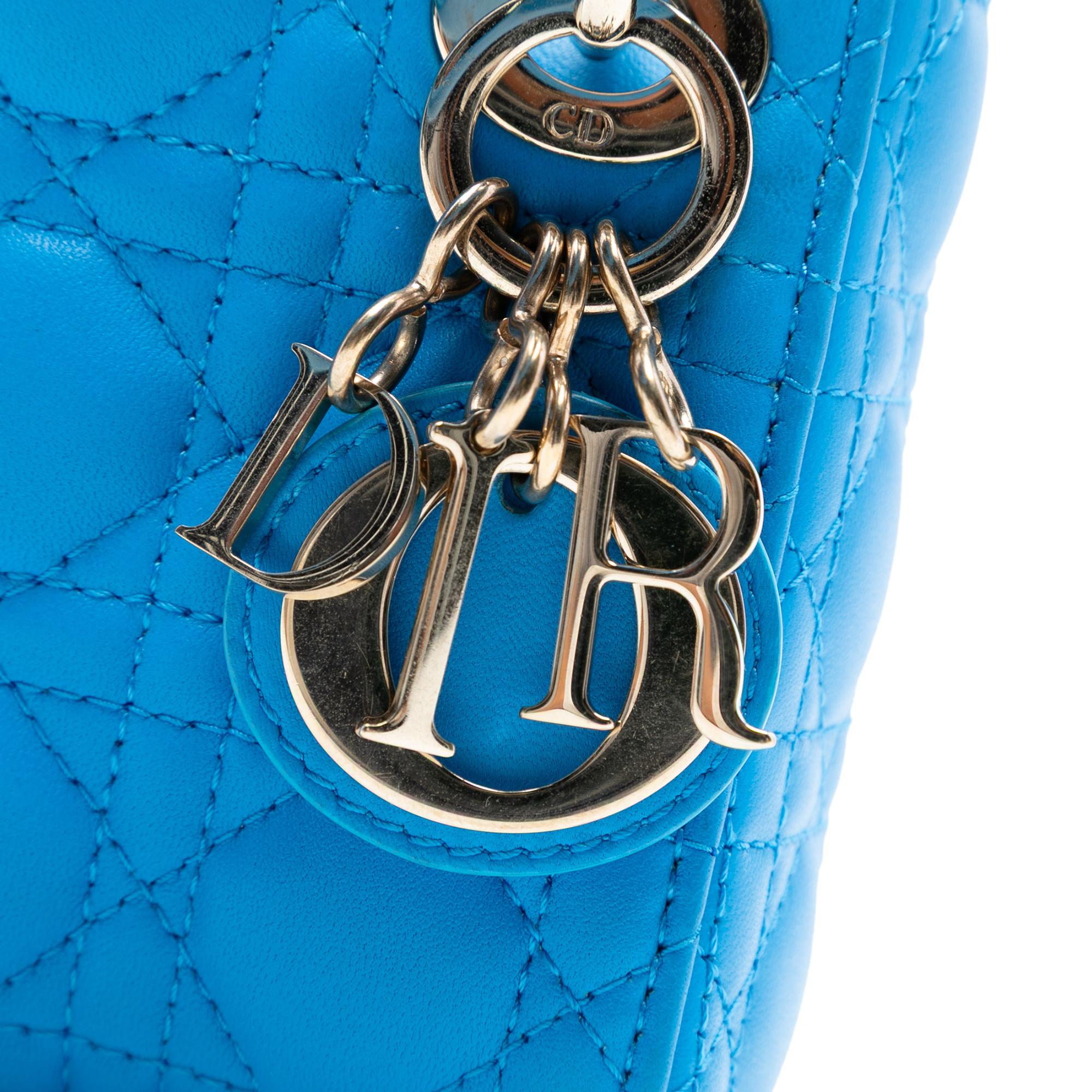 Dior Micro Lambskin Cannage Lady Dior