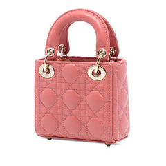 Dior Micro Lambskin Cannage Lady Dior