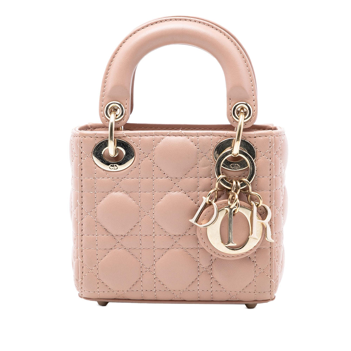 Dior Micro Lambskin Cannage Lady Dior