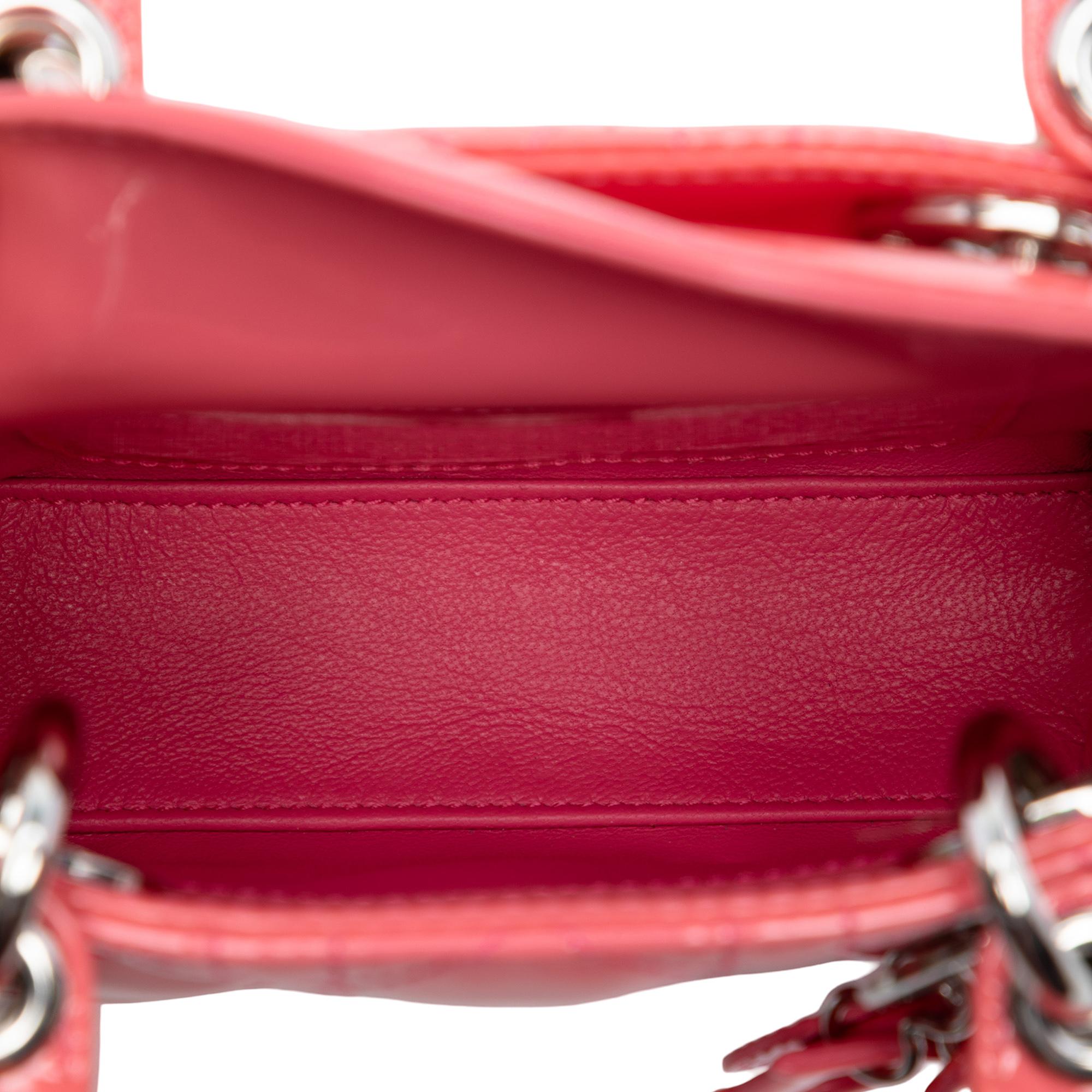 Dior Micro Patent Cannage Lady Dior