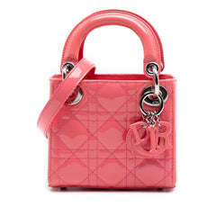 Dior Micro Patent Cannage Lady Dior
