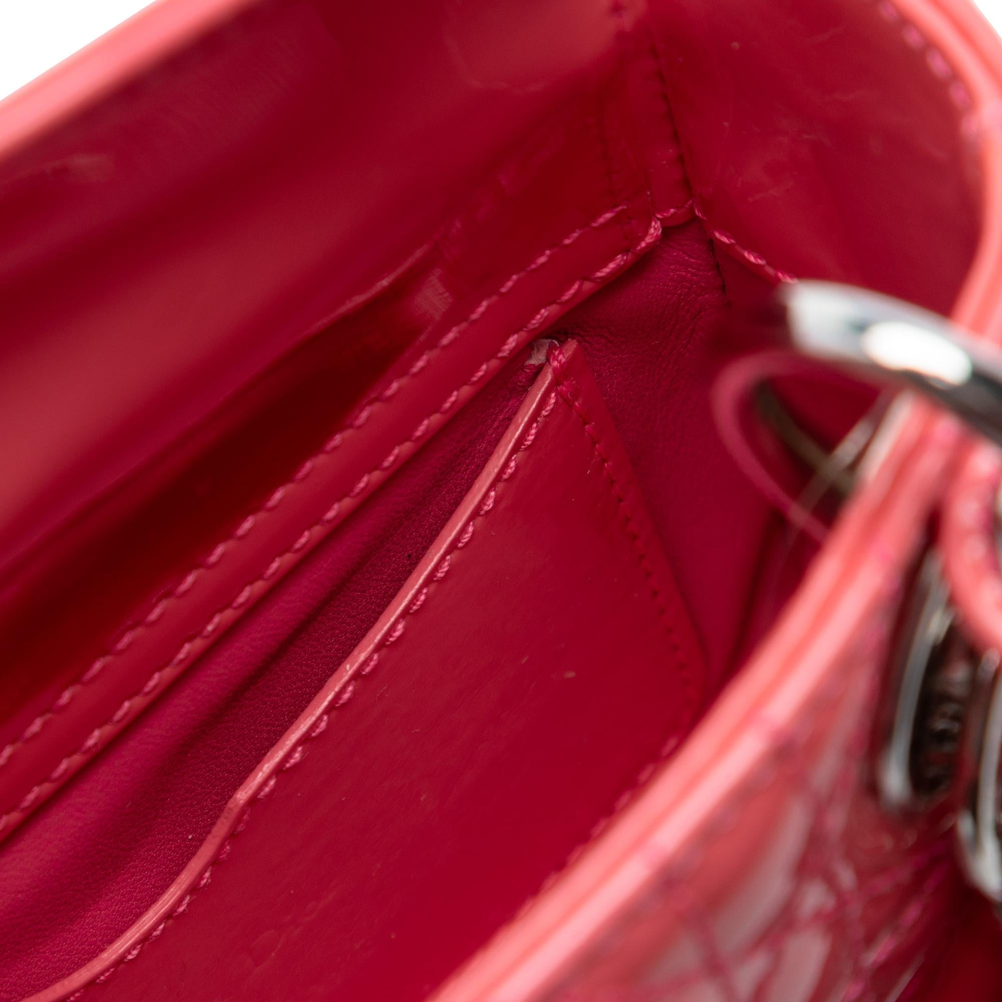 Dior Micro Patent Cannage Lady Dior